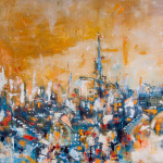  City IV, oil on canvas, 160x120 cm, 2014.